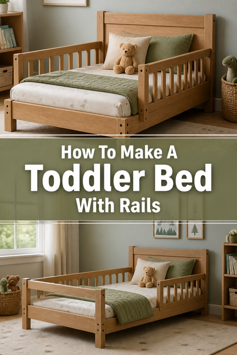 👶 How To Make A Toddler Bed With Rails