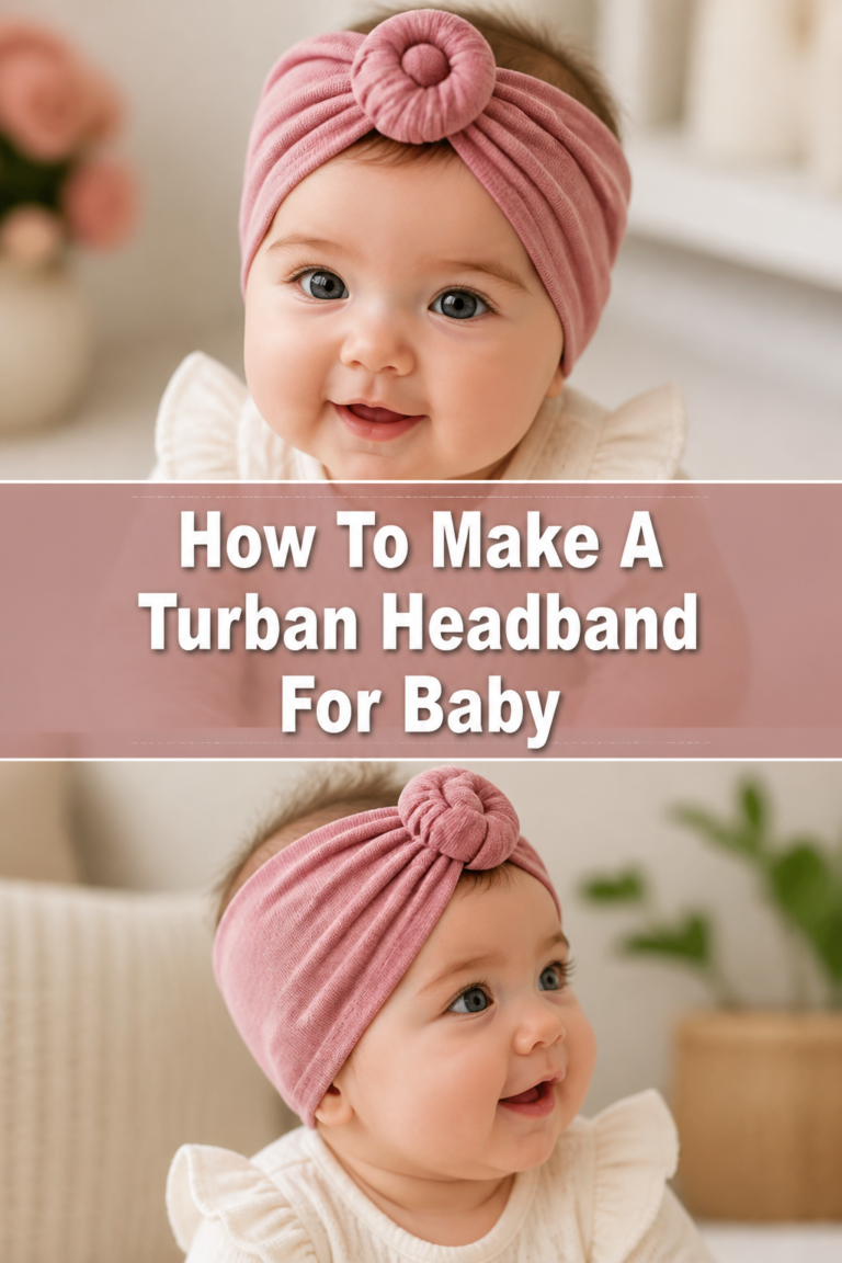 🎀 How To Make A Turban Headband For Baby
