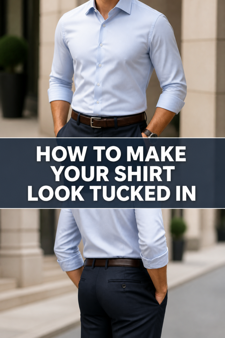 👕 How To Make Your Shirt Look Tucked In