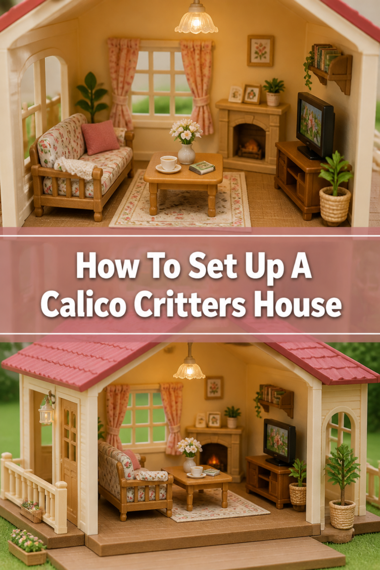 🏡 How To Set Up A Calico Critters House