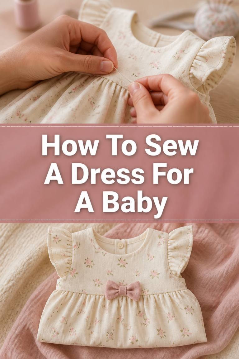 👶 How To Sew A Dress For A Baby