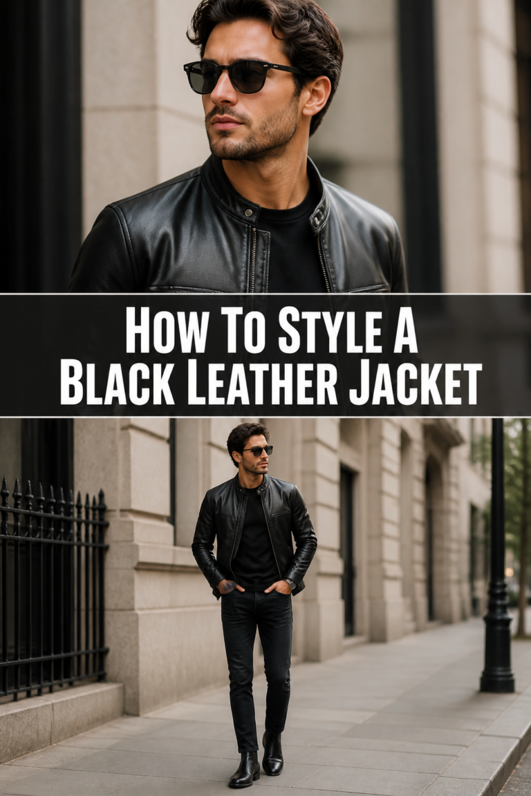 ✨ How To Style A Black Leather Jacket