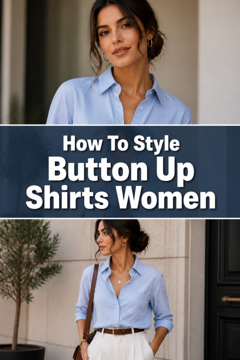 👚 How To Style Button Up Shirts Women