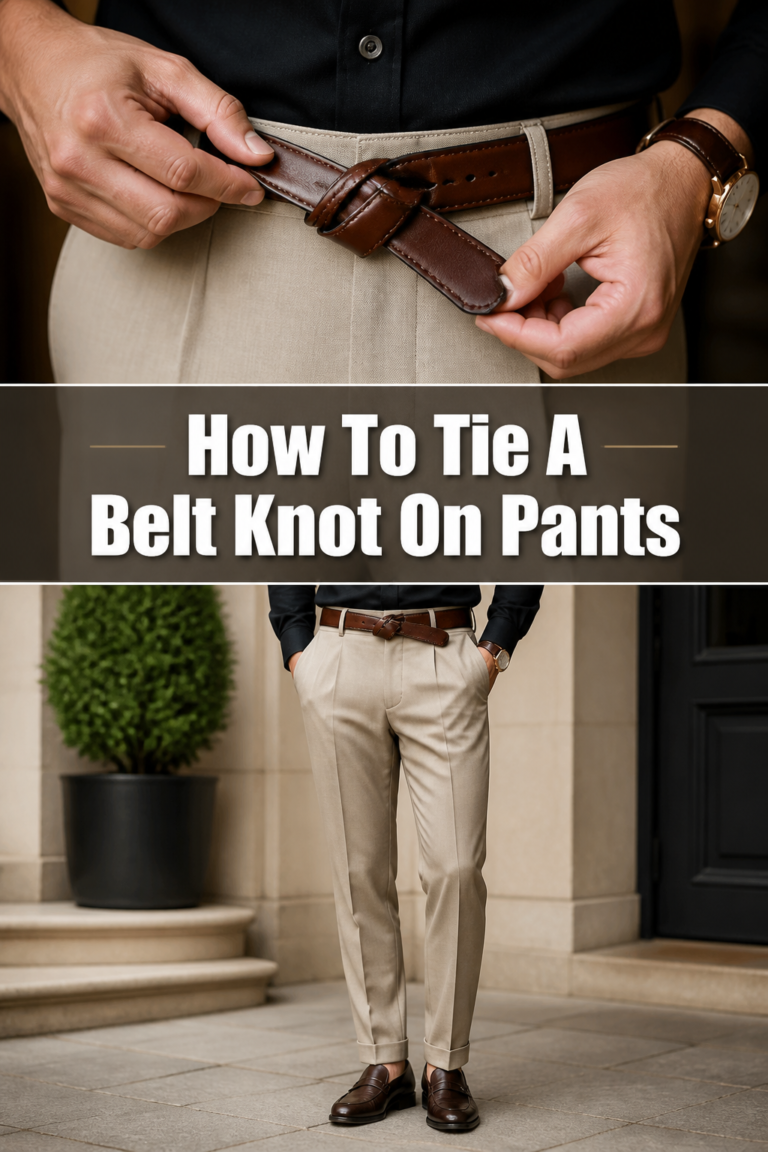 👖 How To Tie A Belt Knot On Pants