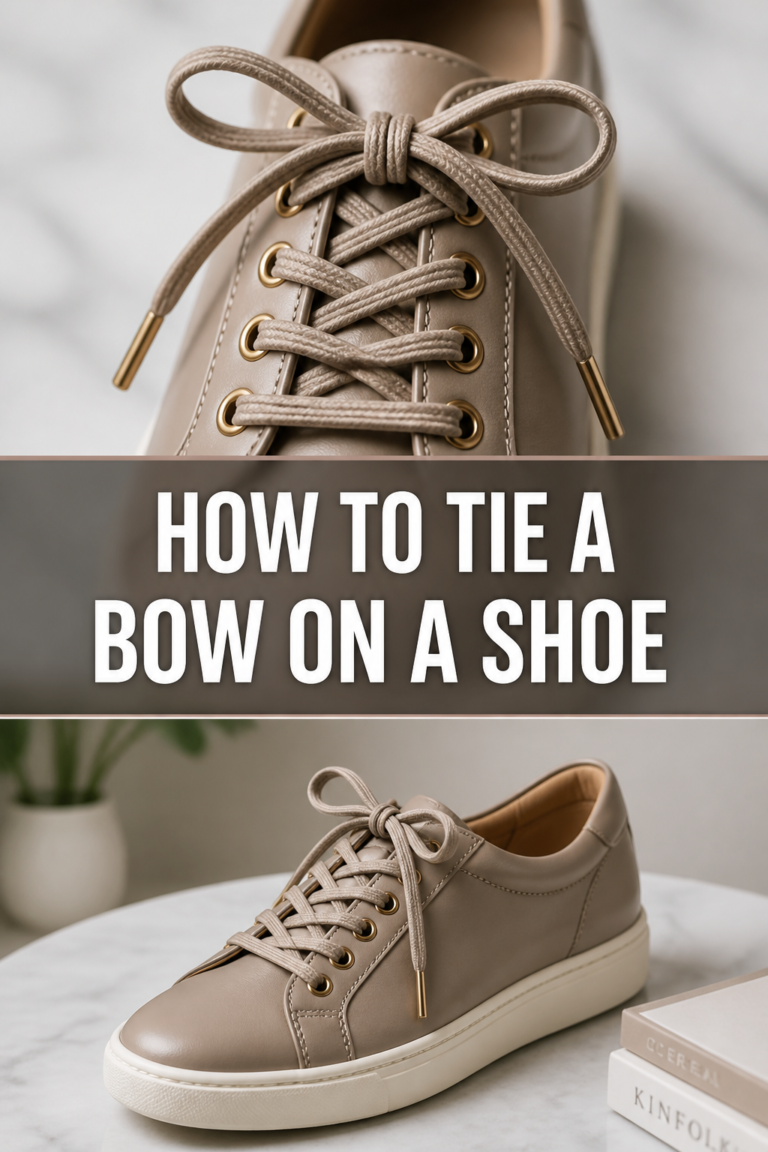 👟 How To Tie A Bow On A Shoe