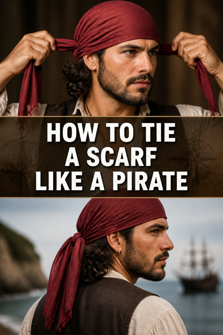 🏴‍☠️ How To Tie A Scarf Like A Pirate