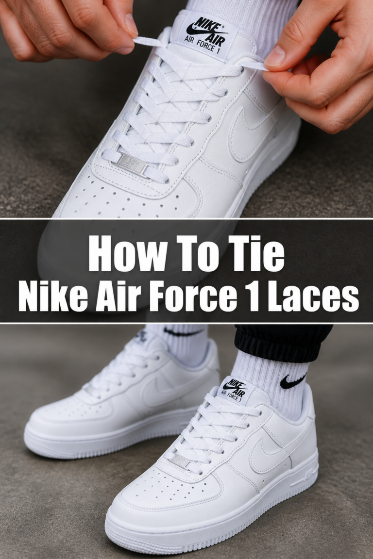 👟 How To Tie Nike Air Force 1 Laces