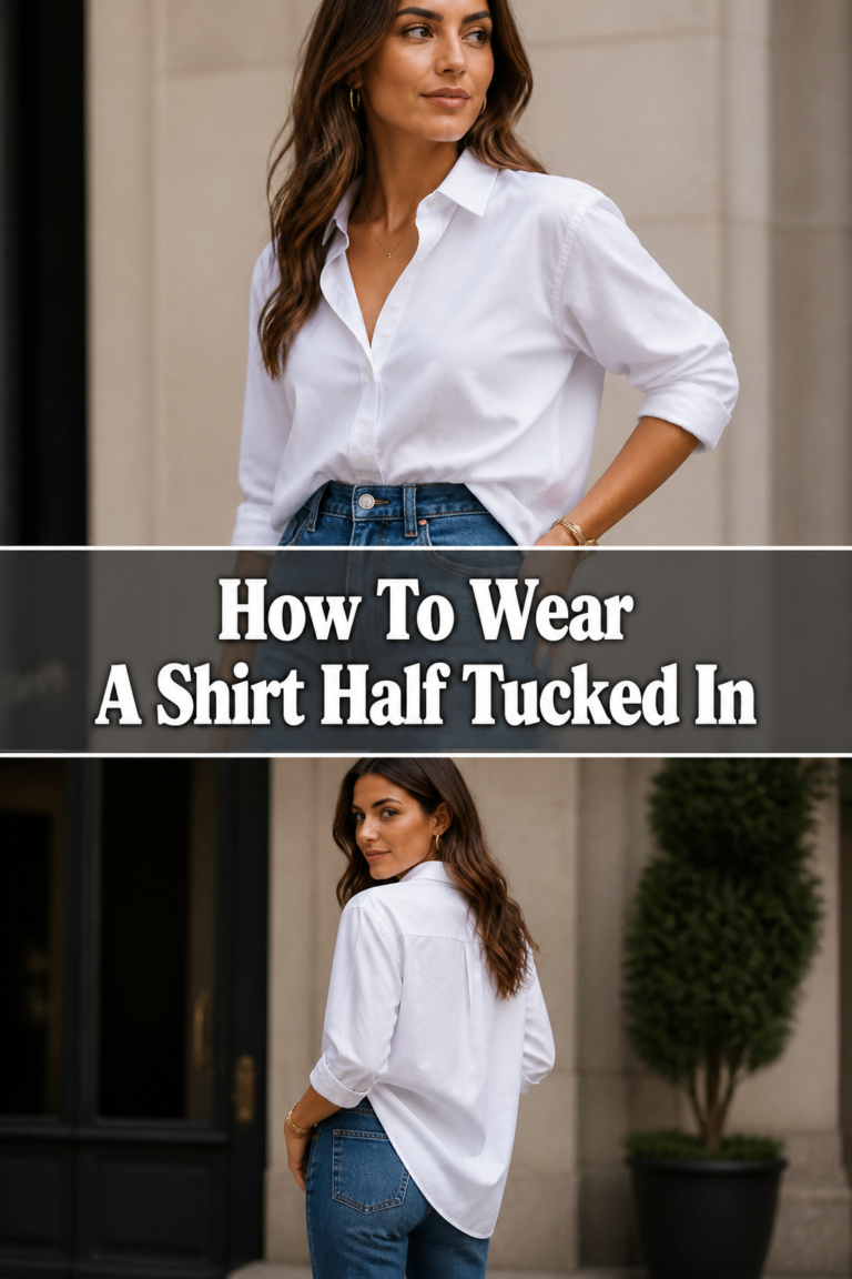 👕 How To Wear A Shirt Half Tucked In