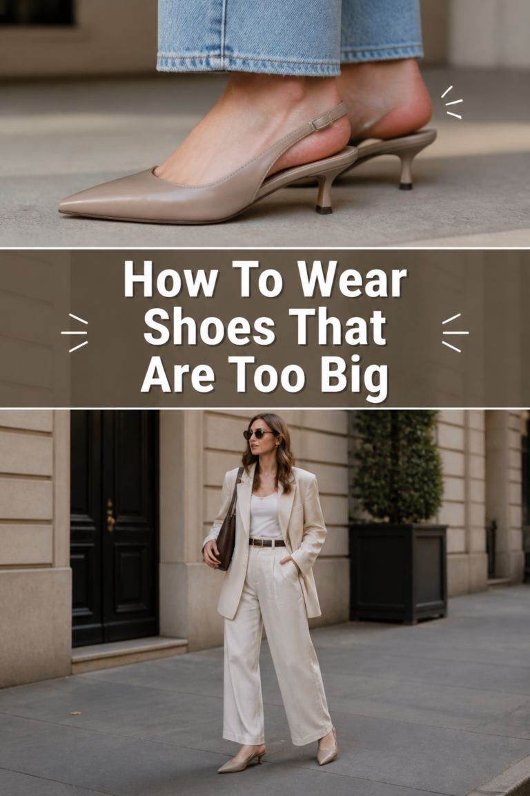 👟 How To Wear Shoes That Are Too Big