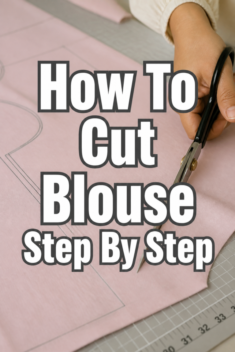 ⭐ How To Cut Blouse Step By Step