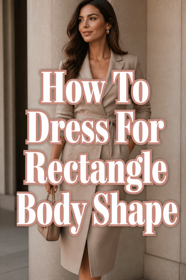 ✨ How To Dress For Rectangle Body Shape
