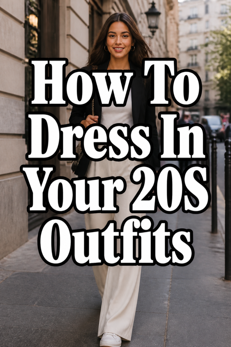✨ How To Dress In Your 20S Outfits