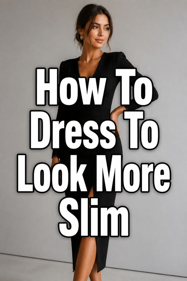 👖 How To Dress To Look More Slim