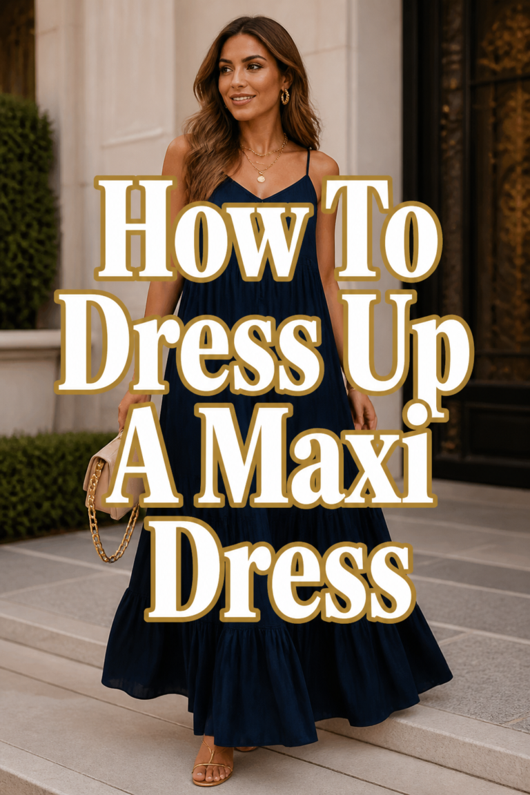 👗 How To Dress Up A Maxi Dress