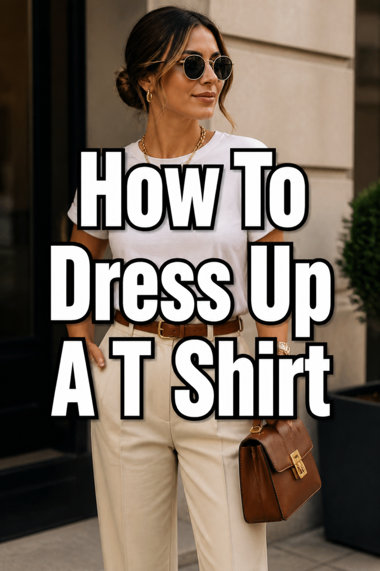 👕 How To Dress Up A T Shirt