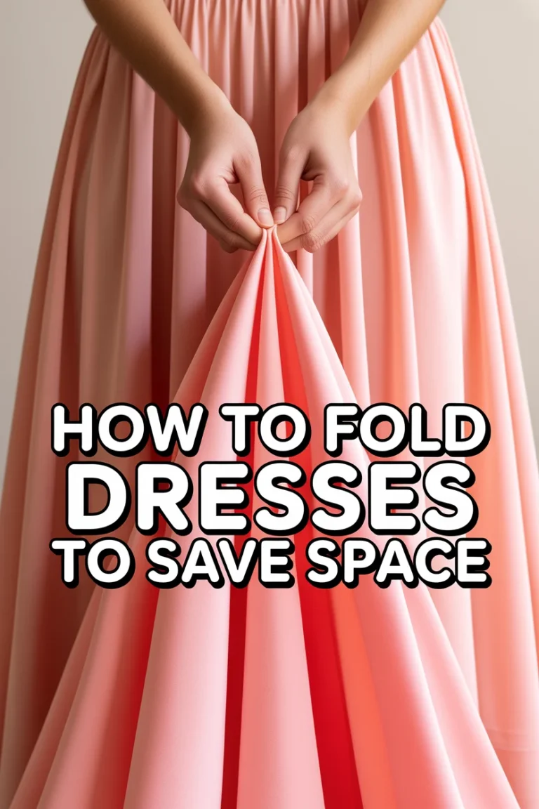 🌟 How To Fold Dresses To Save Space