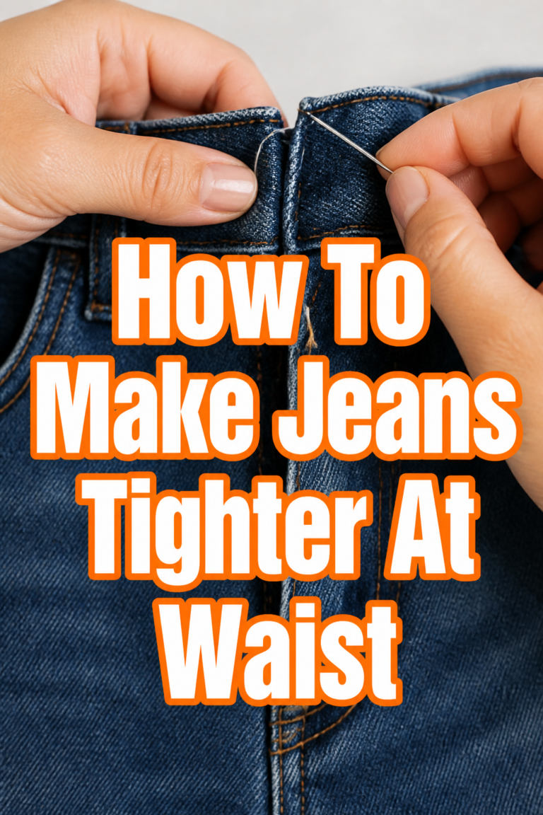 👖 How To Make Jeans Tighter At Waist