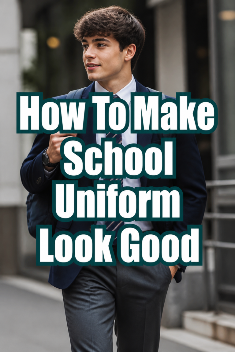 ⭐ How To Make School Uniform Look Good