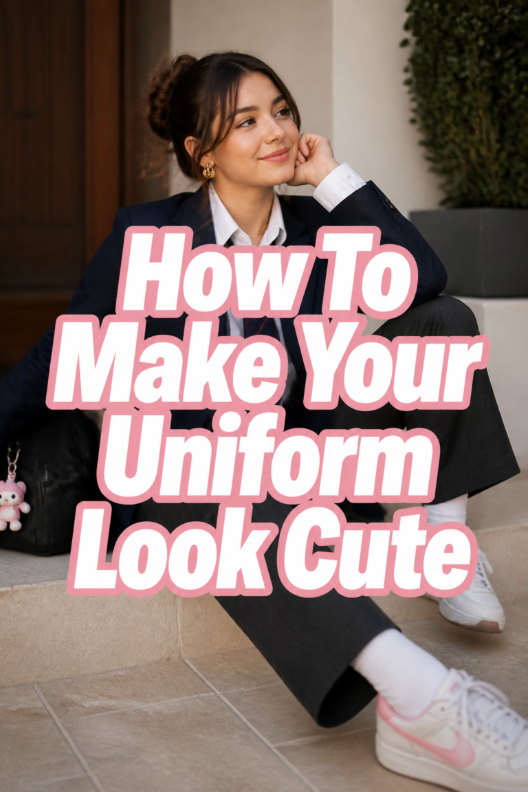 ✨ How To Make Your Uniform Look Cute
