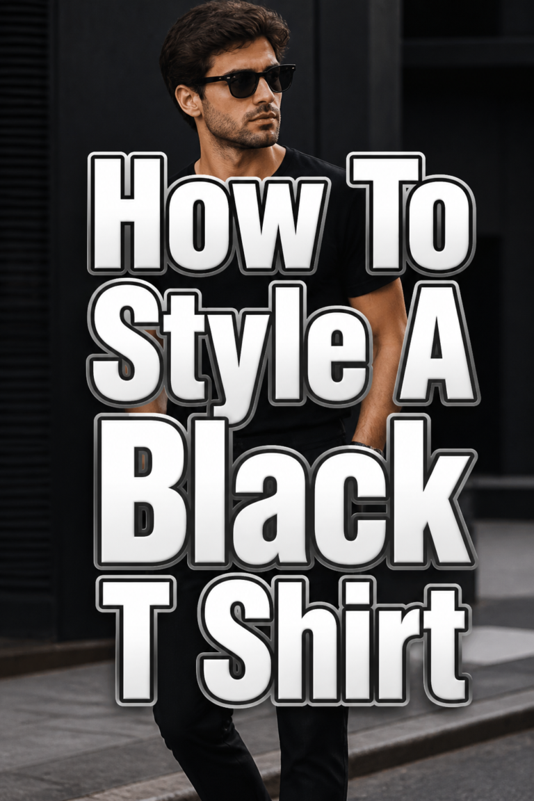 👕 How To Style A Black T Shirt