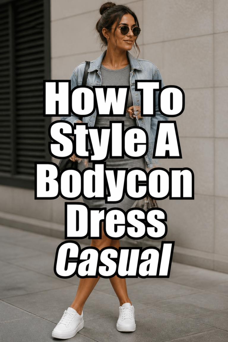 👟 How To Style A Bodycon Dress Casual