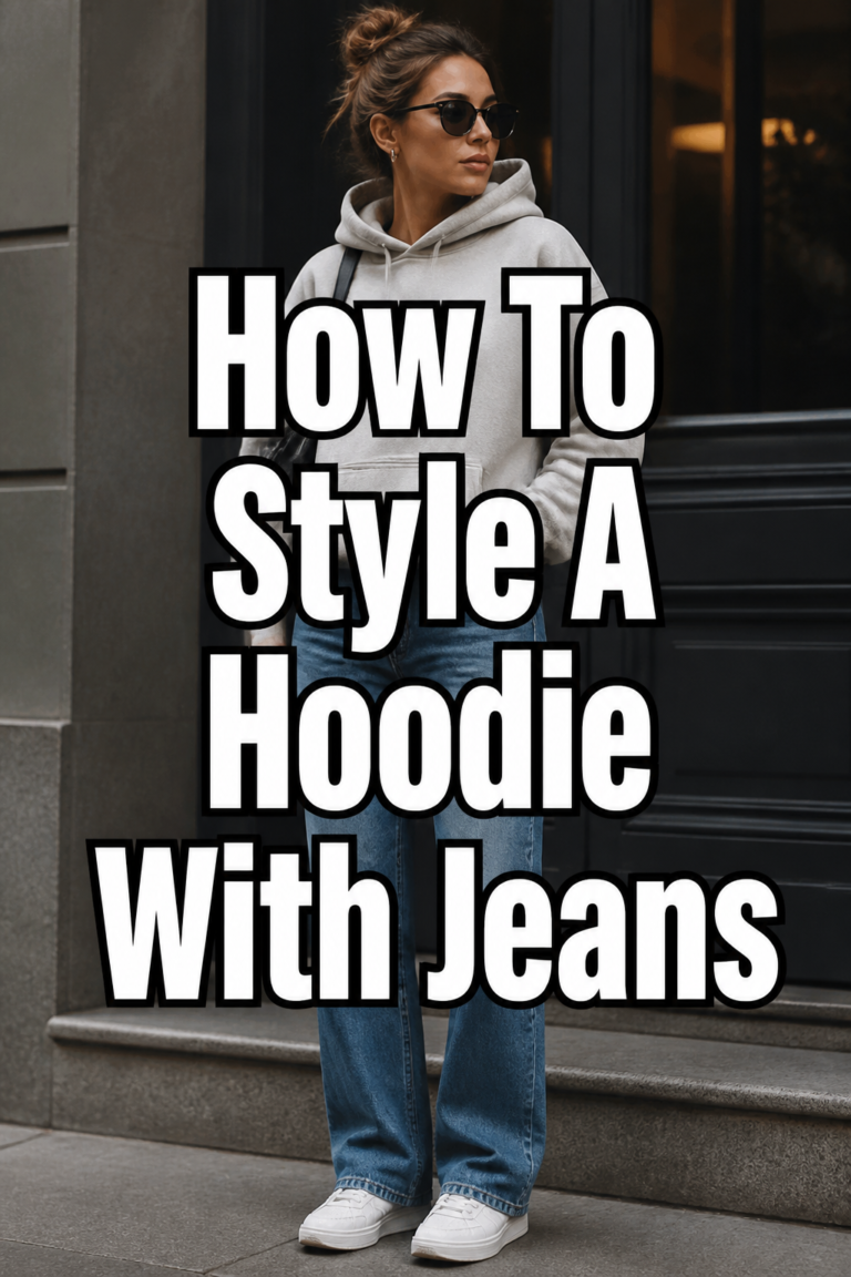 ⭐ How To Style A Hoodie With Jeans