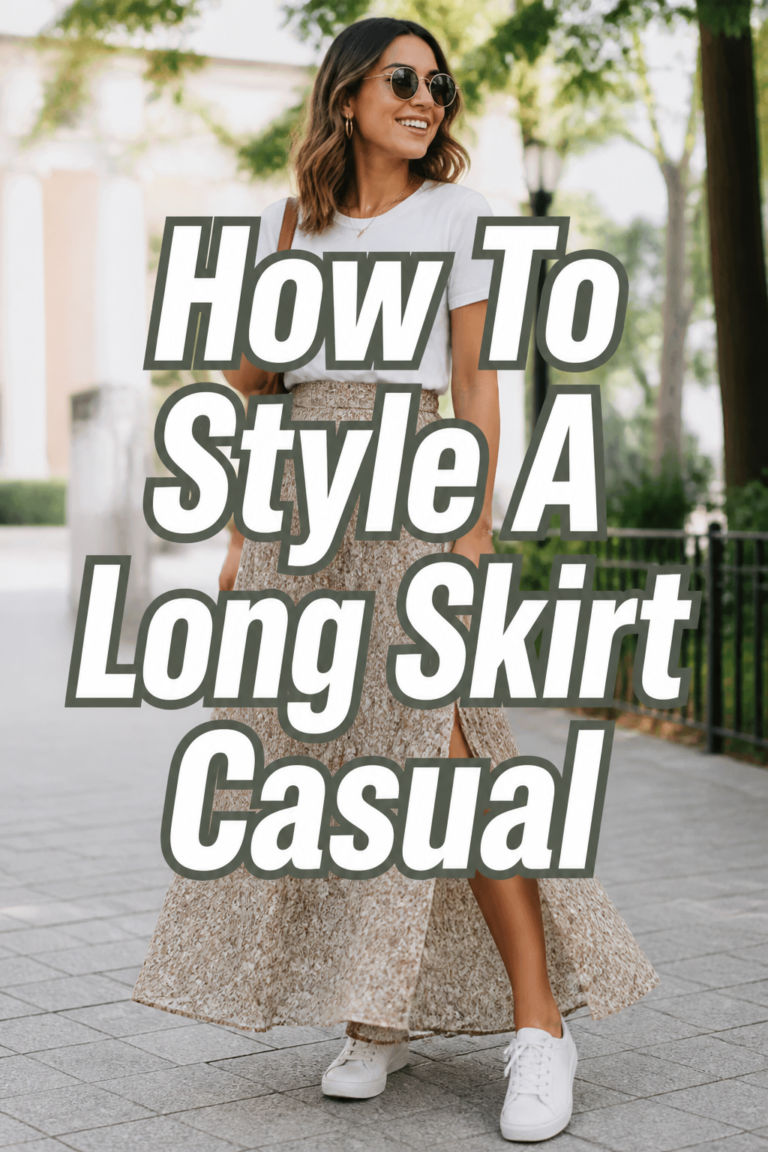 👗 How To Style A Long Skirt Casual