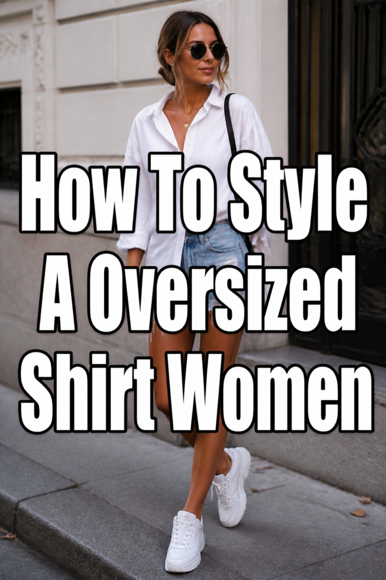 👚 How To Style A Oversized Shirt Women