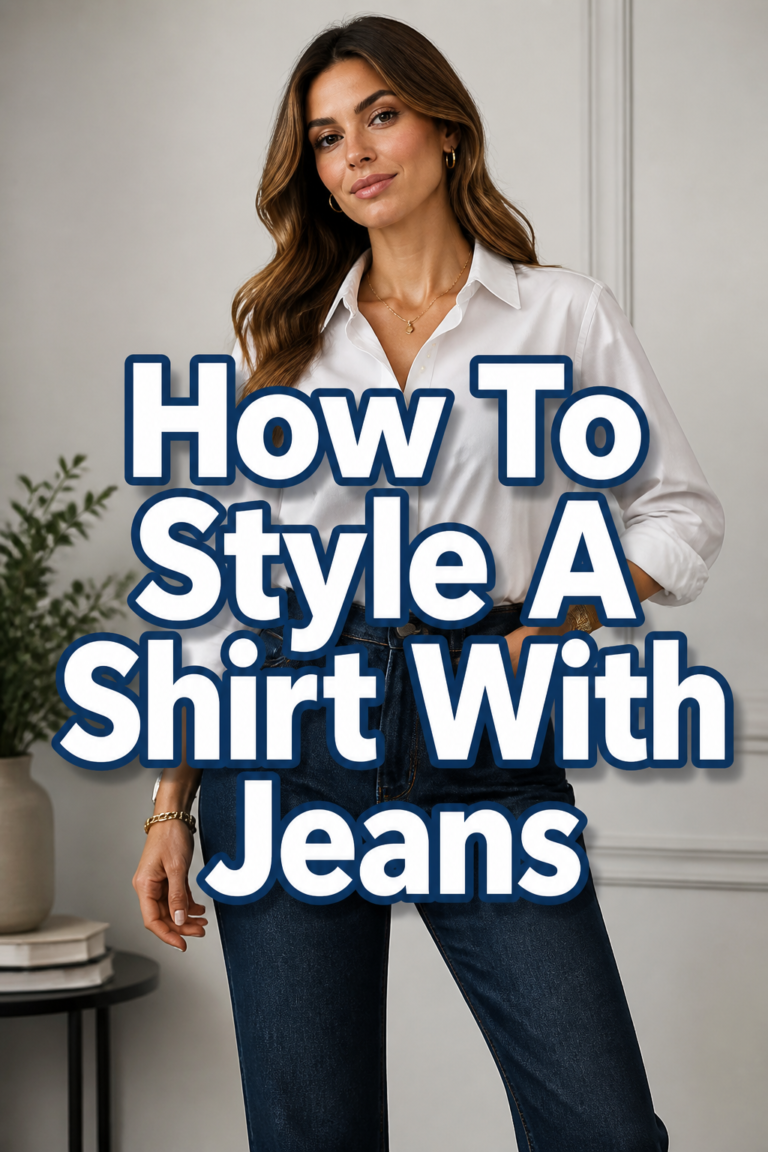 📌 How To Style A Shirt With Jeans