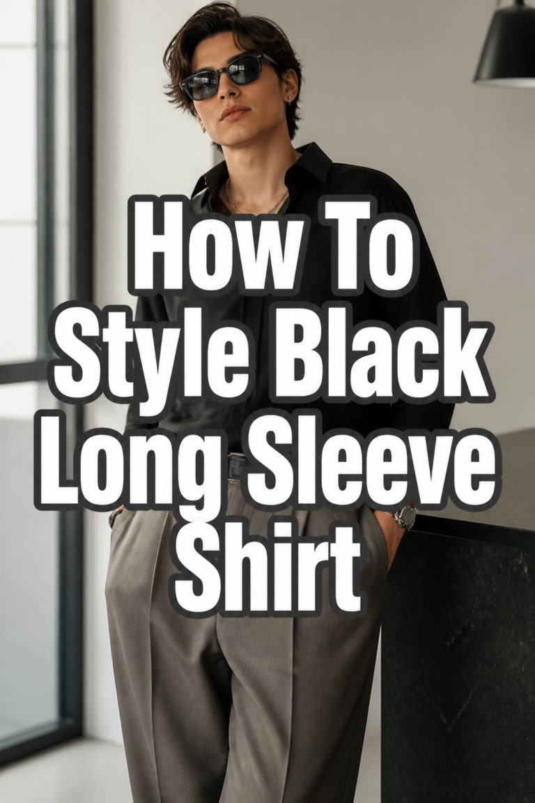 👕 How To Style Black Long Sleeve Shirt