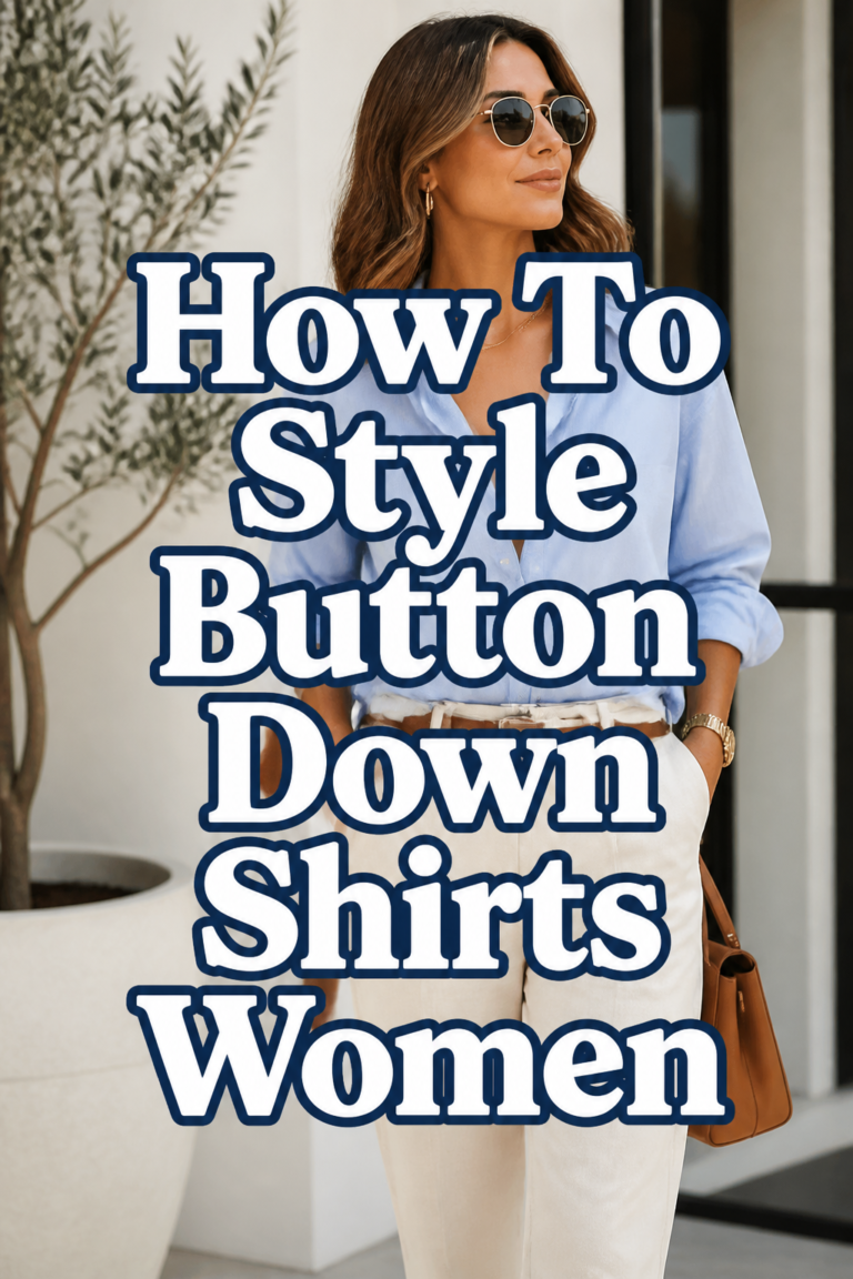 👚 How To Style Button Down Shirts Women