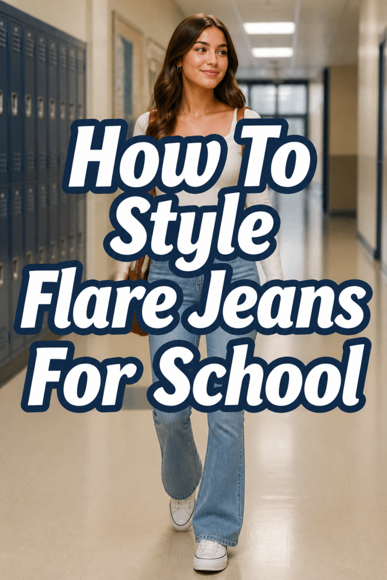 👖 How To Style Flare Jeans For School