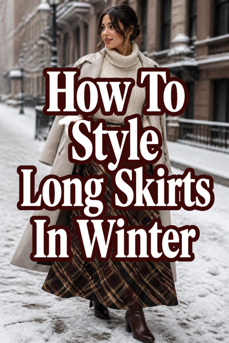 🧣 How To Style Long Skirts In Winter
