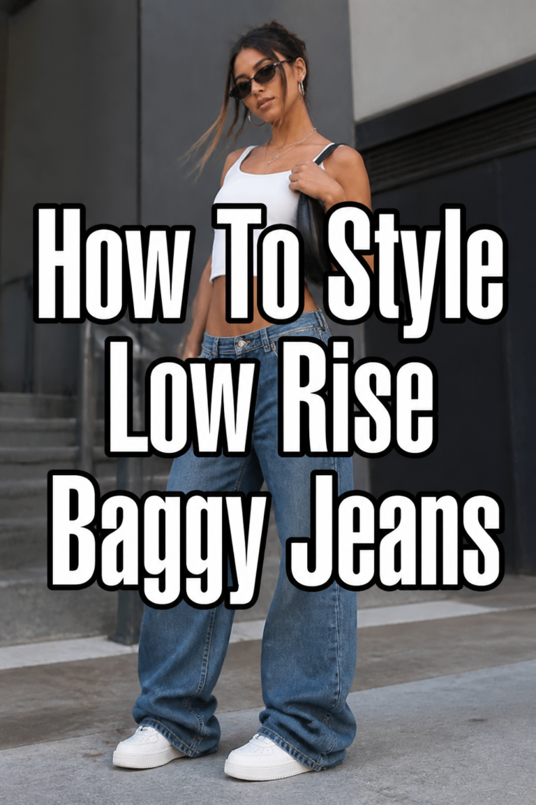 👖 How To Style Low Rise Baggy Jeans