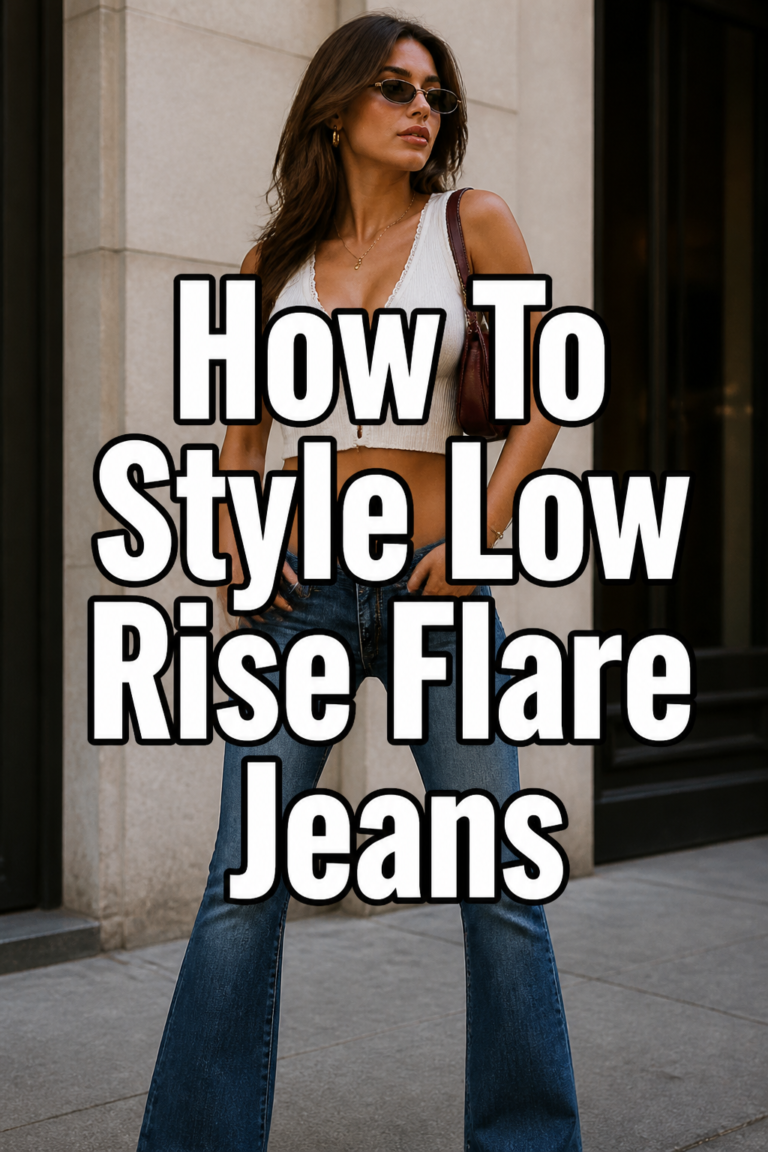 👖 How To Style Low Rise Flare Jeans