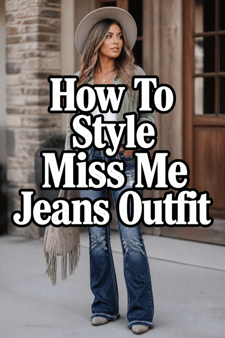 ✨ How To Style Miss Me Jeans Outfit