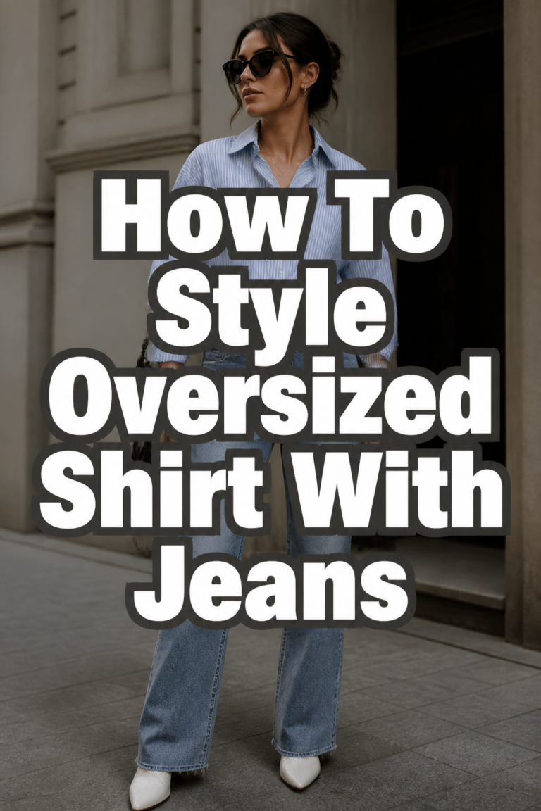 👕 How To Style Oversized Shirt With Jeans