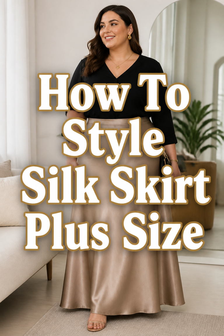 📌 How To Style Silk Skirt Plus Size
