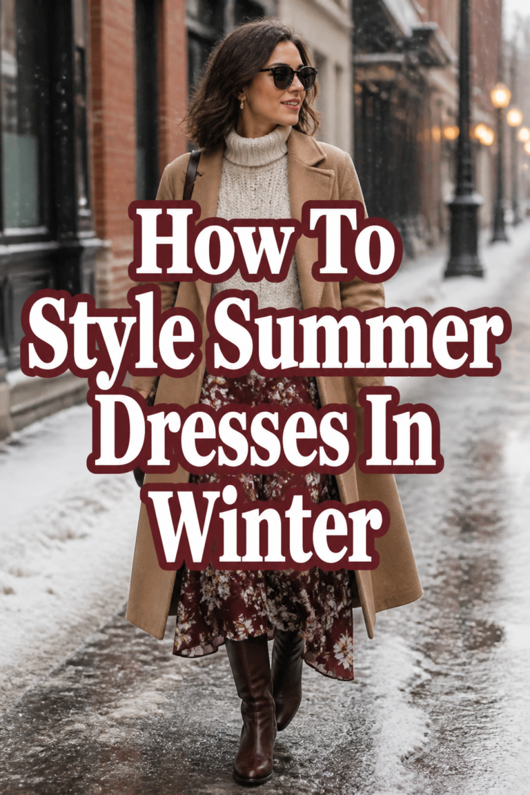 ❄️ How To Style Summer Dresses In Winter