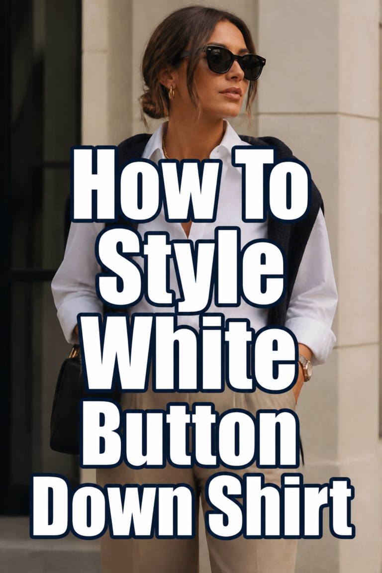👕 How To Style White Button Down Shirt