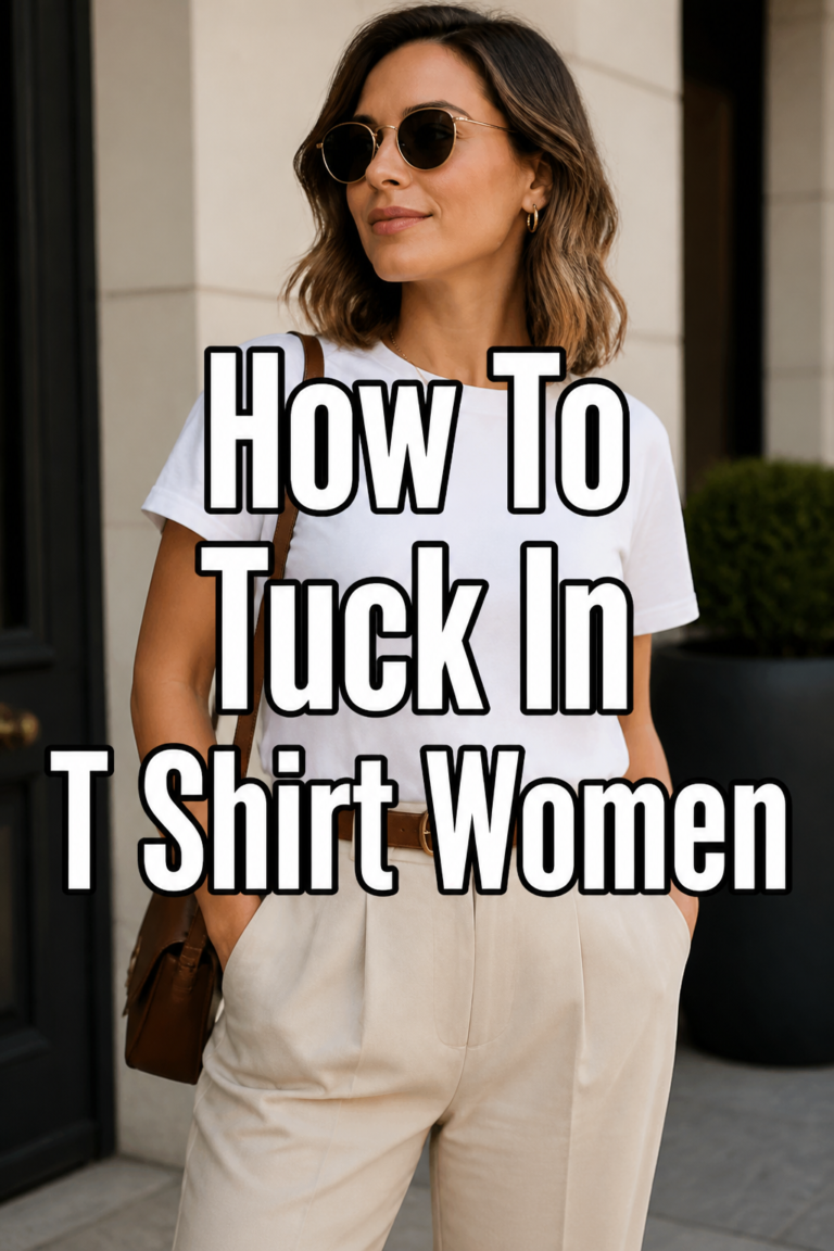 👕 How To Tuck In T Shirt Women