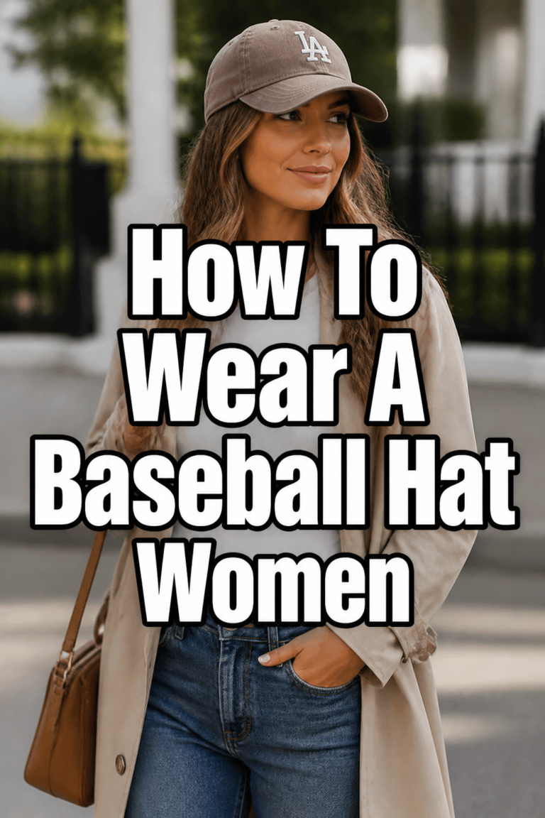 🧢 How To Wear A Baseball Hat Women