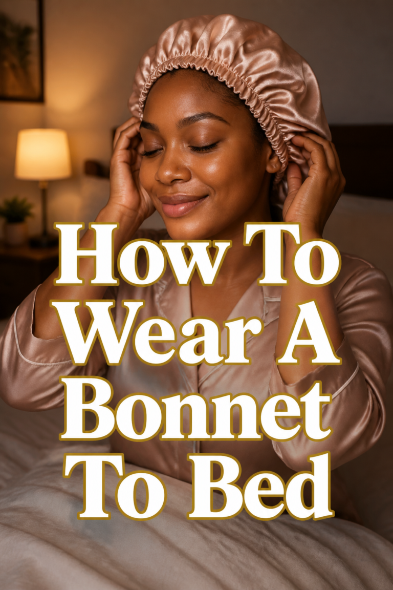 🌙 How To Wear A Bonnet To Bed