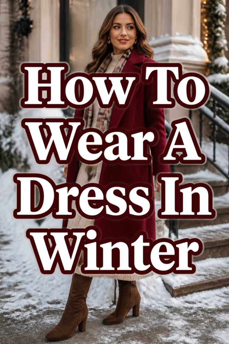 👗 How To Wear A Dress In Winter