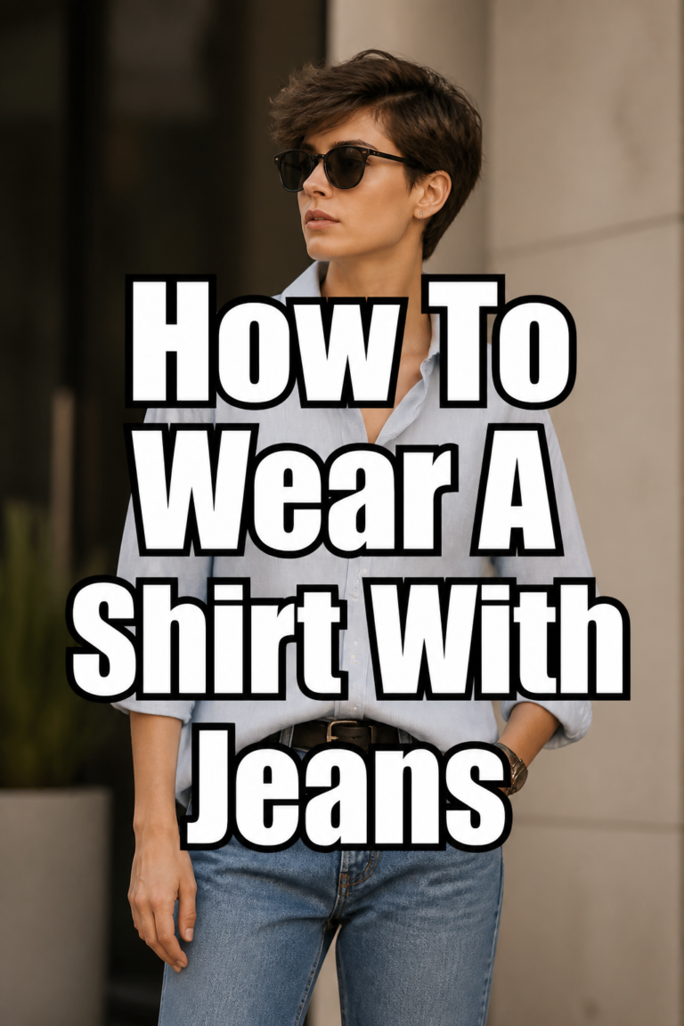 ✨ How To Wear A Shirt With Jeans